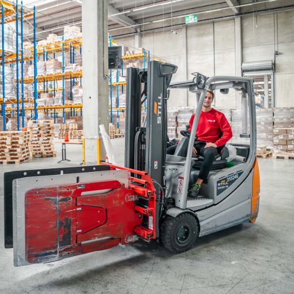 Reach truck driver